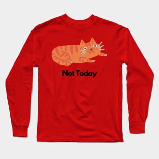 Cat funny Long Sleeve T-Shirt